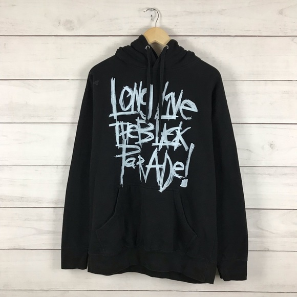 Vintage | Shirts | My Chemical Romance Black Parade Band Hoodie | Poshmark